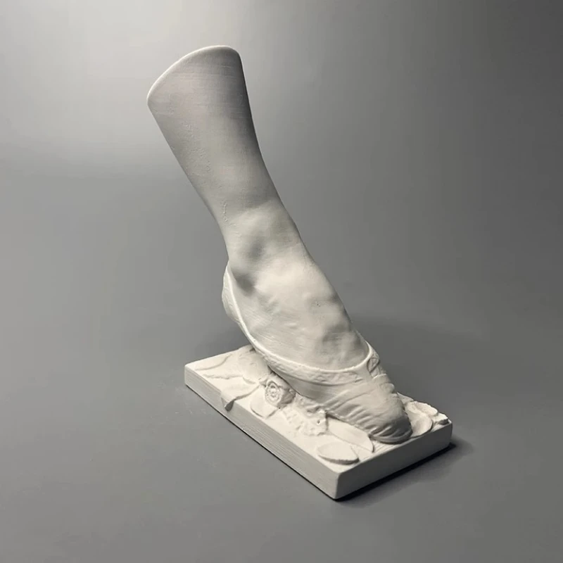 Paris Museum Dancer's Right Foot Plaster Sculpture Home Living Room Gypsum Ornaments Art Statue Modern Simple Desktop Ornaments