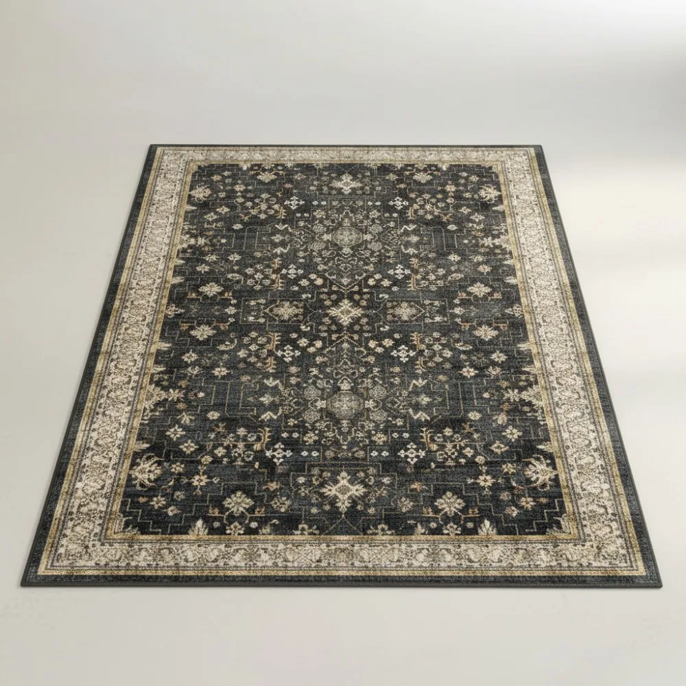 

2x4 коврики для прихожей, нескользящий моющийся коврик для кухни и ванной комнаты, винтажный цветочный декор для дома