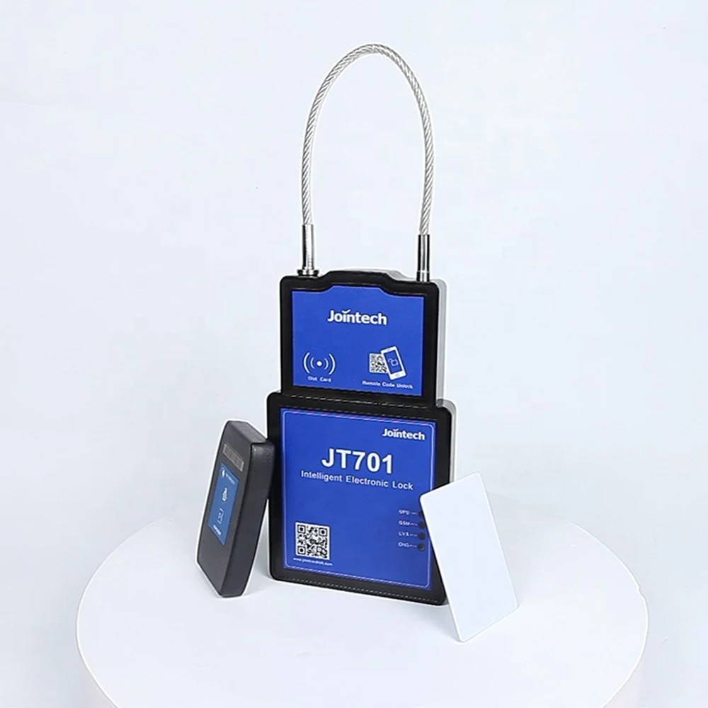 

container tracking device BLE JT701 RFID unlock GPS container intelligent lock tracker