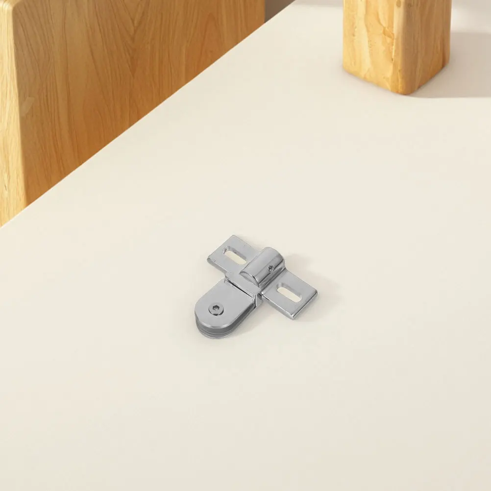 

2Pcs Glass Shower Door Pivot Hinges Heavy Duty Stainless Steel Bidirectional Clamp for Bathroom Cabinet Reinforced