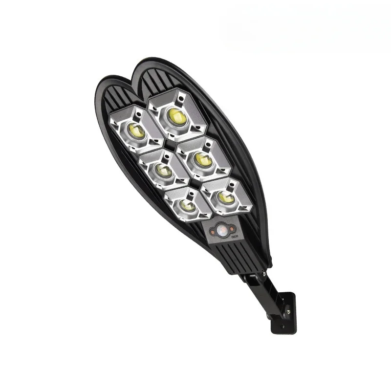 Luzes solares LED para exterior, jardim, rua luz, sensor de movimento, controle remoto, luz de parede impermeável para garagem, holofote