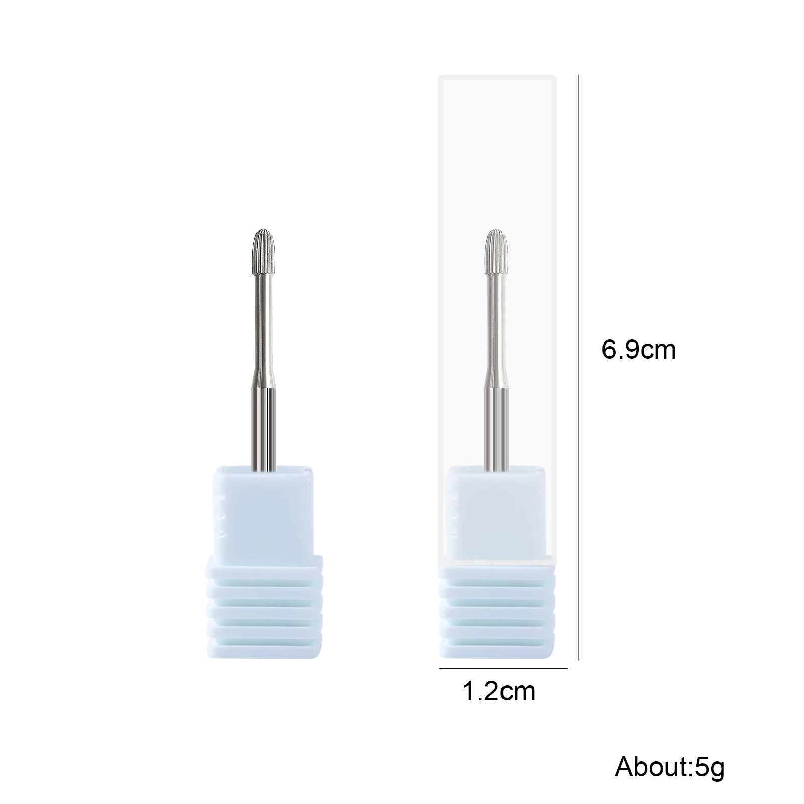 رأس تلميع من الفولاذ التنغستن لتقليم الأظافر السريع وإزالة الجلد الميت وإزالة الاتجاه المزدوج والمعالجة المسبقة