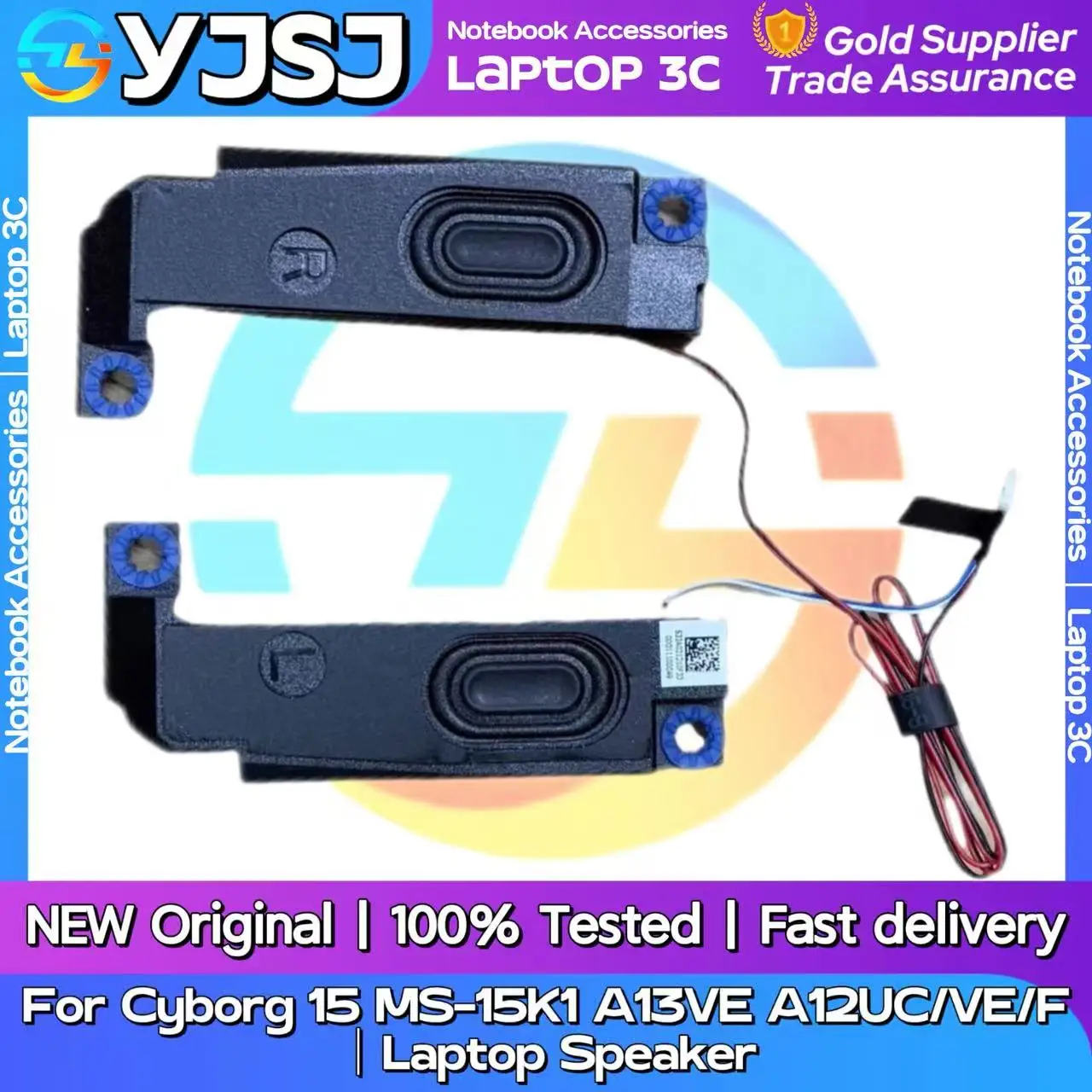 New Original Laptop Notebook Audio Speaker For MSI Cyborg 15 MS-15K1 A13VE A12UC/VE/F  built-in speaker horn audi