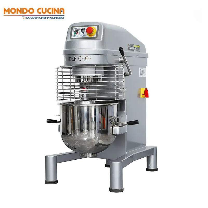 20l 40l Dough Mixer Belt Construction and Digital Control Frequency Changer Food Mixer 3kg 7kg Planetary Mixer