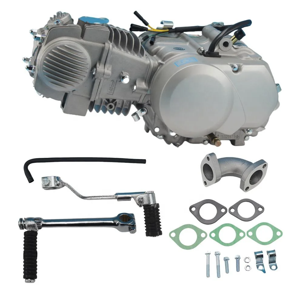 

Motorcycle Pit Bike YX140 Oil Cooling Silver Engine Yinxiang 140cc 1P56FMJ Kick Start Manual Clutch Engine Sample Available