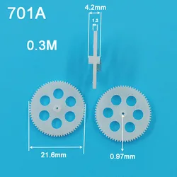 701A 0.3M ingranaggio in plastica OD = 21.6mm accessori per elicotteri telecomandati pignone per la riduzione del modello di aeromobile