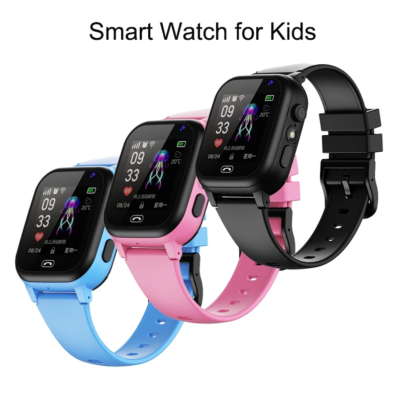 2024 Smart Watch Kids Fitness Tracker Macaron Smartwatch for Men Women Smart Bracelet for Android IOS