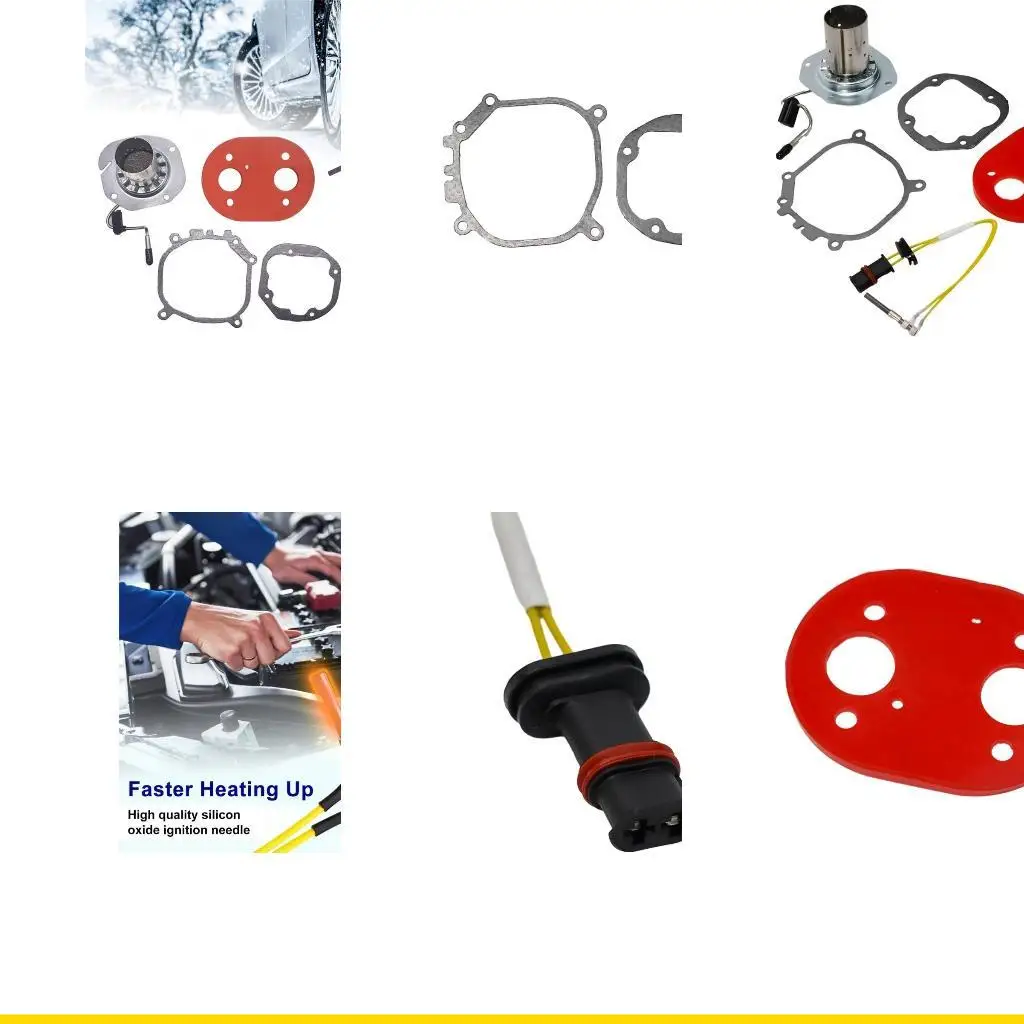 

SZCH Heaters Glow Pin Burners & Gasket Set 12V 2000W Air Heater Glow Plug Service 1322585A 1302799A 9005086A