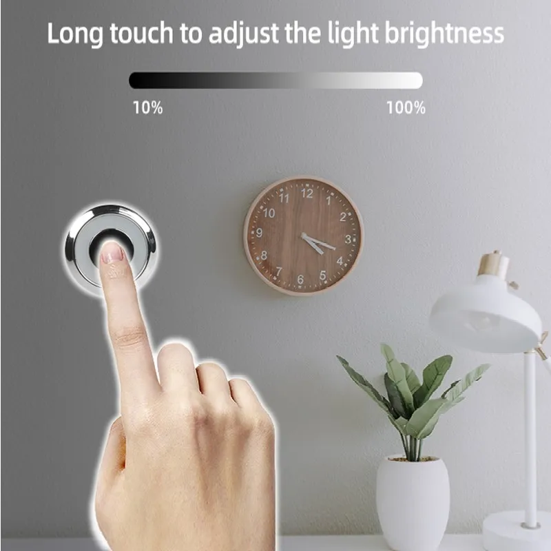 Furniture Cabinet Smart LED Dimming Controller Touch Sensor Switch For Cabinet Wardrobe 12V 24V LED Light Touch Switch