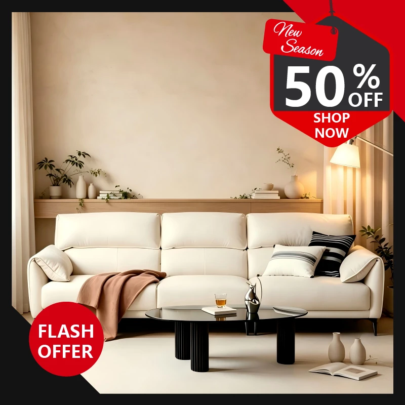 Commercial Customizable Leather Straight Sofa Modern Minimalist Upholstered Couch for Office Lobby Hotel Reception Living Room