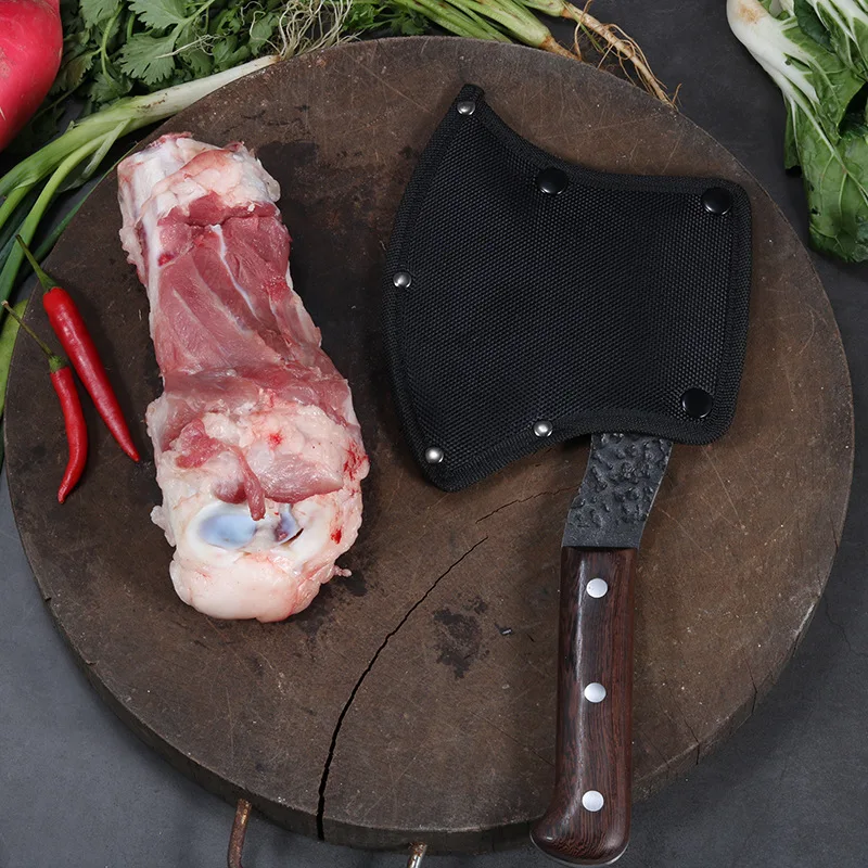 Forging hammer Cleaver Stranded axe knife Outdoor cooking knife Kitchen meat cleaver Household slicing knife Chopping knife