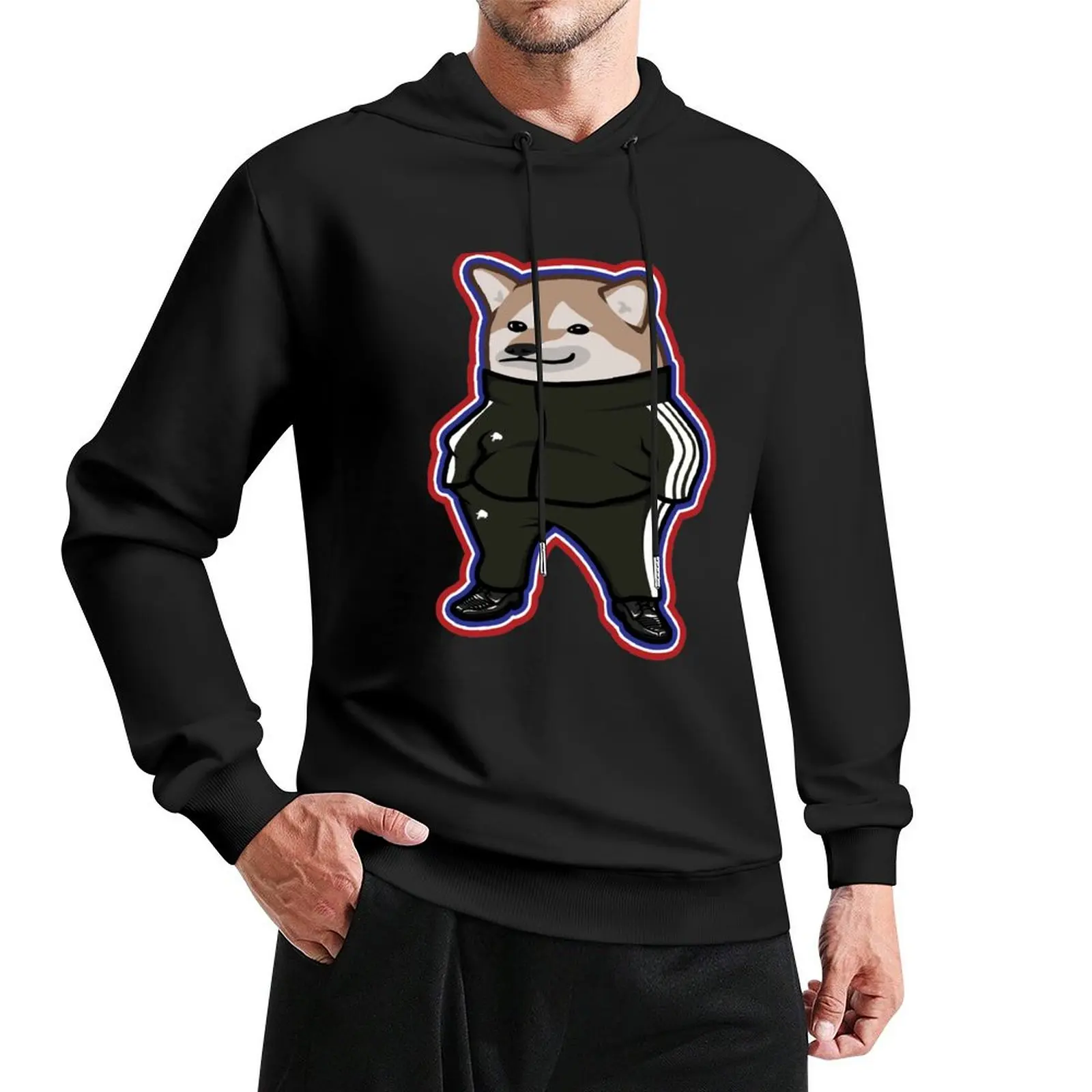 

Slav Cheebs with Outlines Pullover Hoodie japanese style men's clothes new in hoodies & sweatshirts