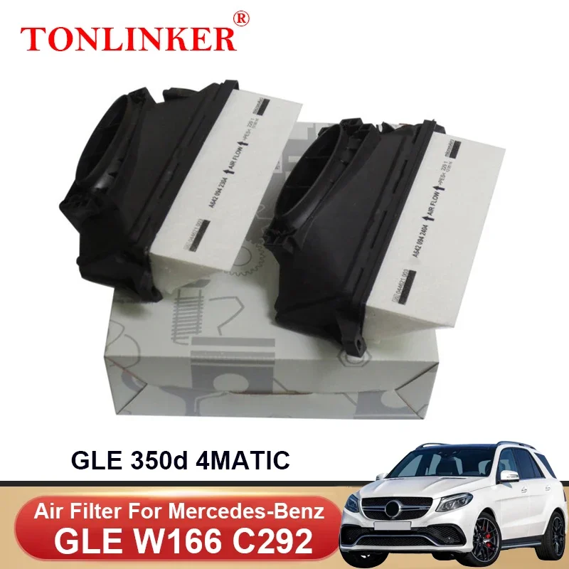 TONLINKER Air Filter A6420940000 For Mercedes Benz GLE W166 C292 2015-2019 350d 4MATIC Engine OM642 3.0L Car Accessories