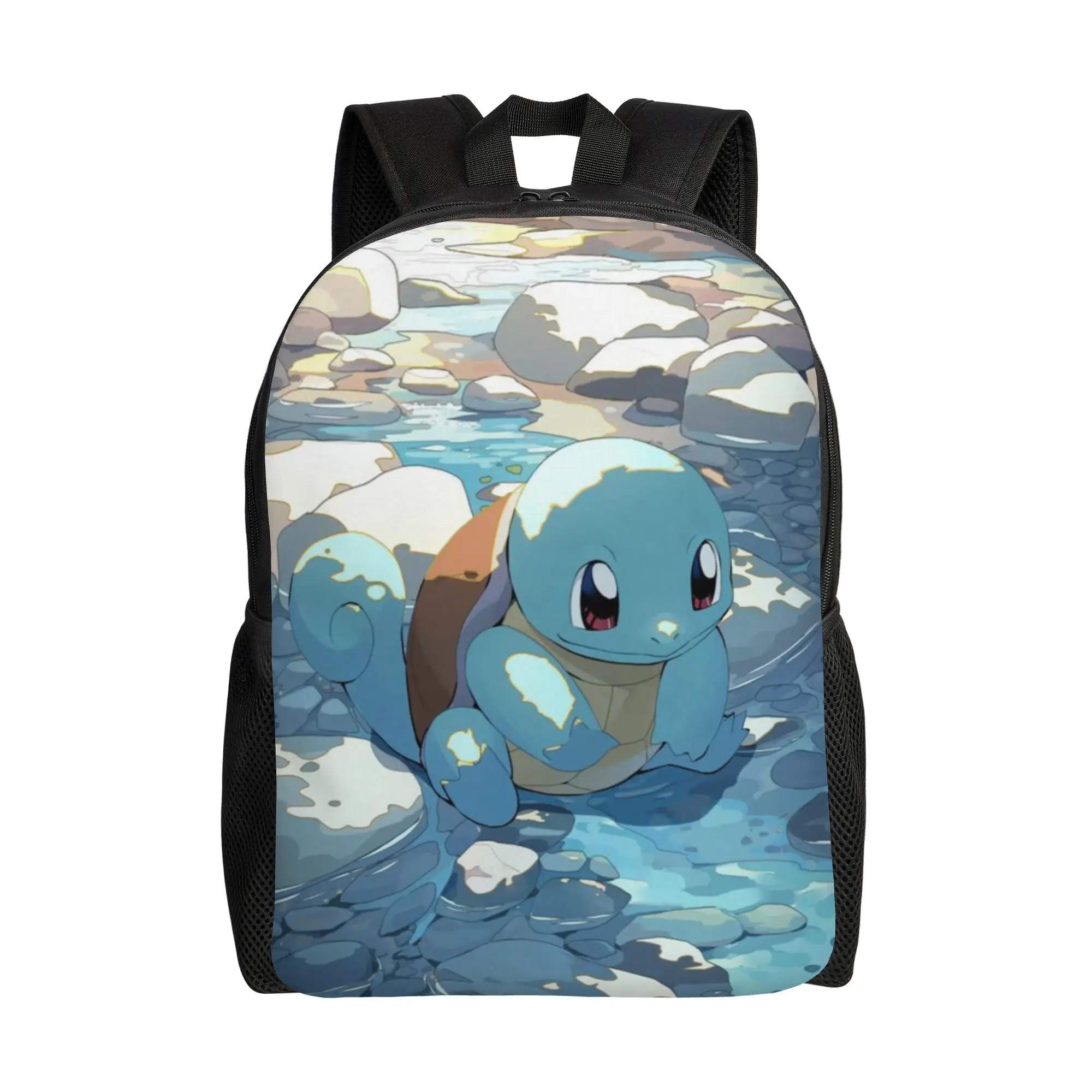 

Back to school season Water Turtle Cartoon Bookbag Squirtle Ladies Super Quality Backpack