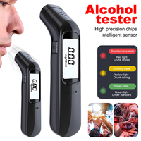 Portable Non-Contact Alcohol Tester with Digital Display Rechargeable Breathalyzer Alcoholmeter Breath Alcohol Test Tool