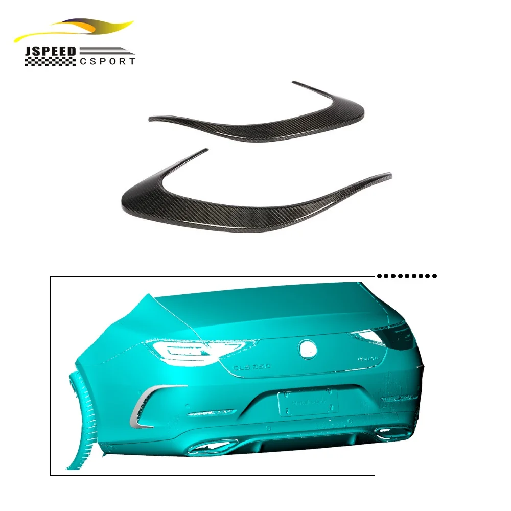 

Suitable for Mercedes-benz CLS-Class W218 CLS63 AMG 2018-2019 carbon fiber rear bumper canard wing