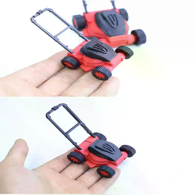 1 pezzo Accessori per mobili in miniatura 1:12 1:18 Casa delle bambole Rasaerba Modello di simulazione Strumento di riparazione del giocattolo del tosaerba da giardino per bambini
