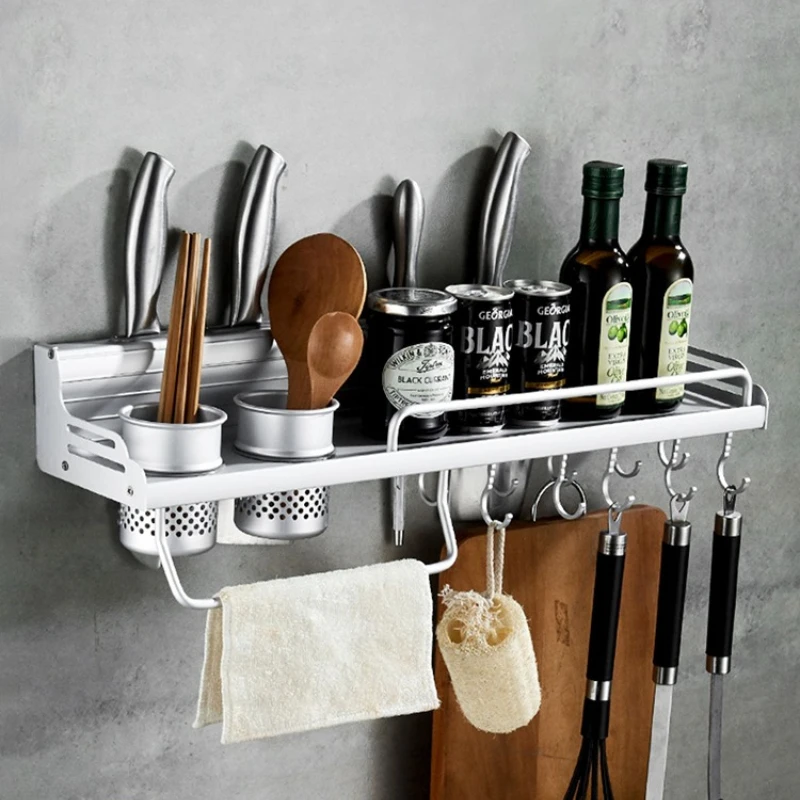 

Kitchen storage rack wall mounted hardware rack spice storage artifact hanger kitchen and bathroom supplies