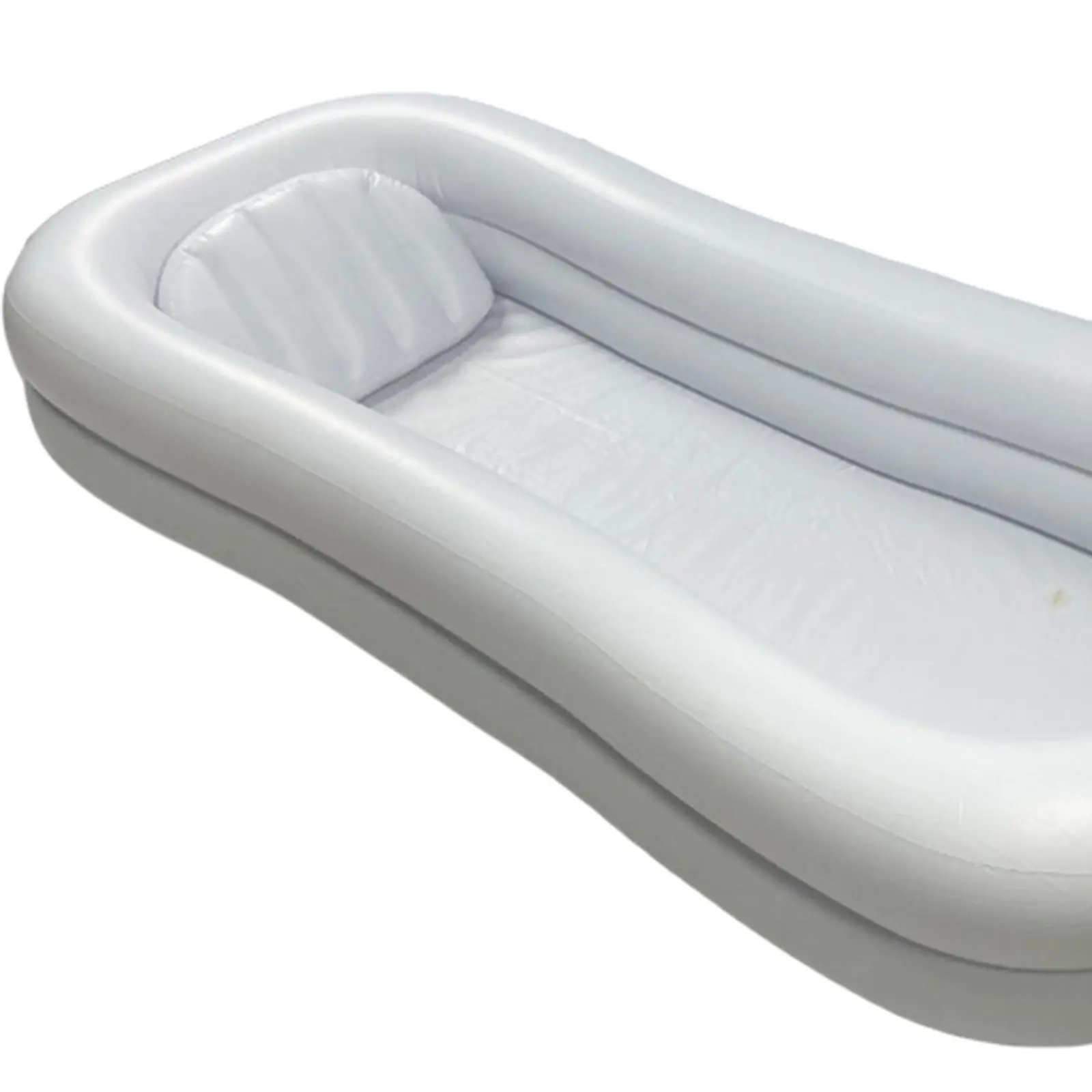 Inflatable Bathtub Body Washing Basin System for Handicapped Elderly Adults