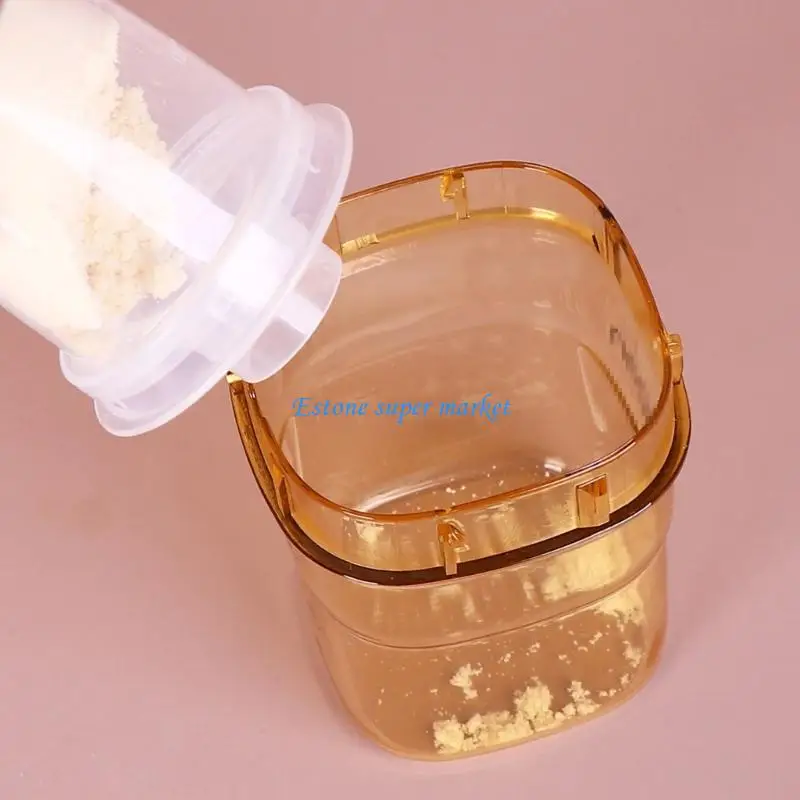 090B Pack of 6 Infant Formula Dispensers Secure Lid Powder Containers for Daily Use