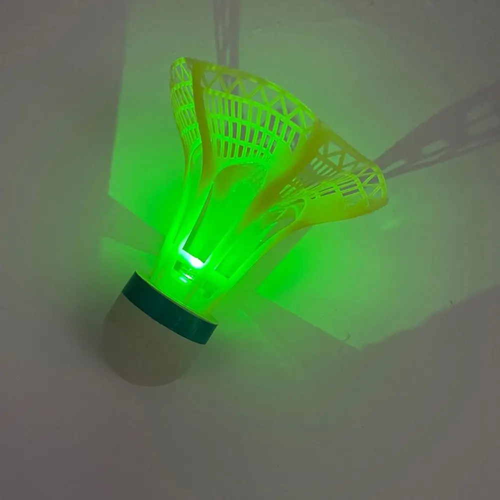 LED 배드민턴 조명 공, 빛나는 빛나는 배드민턴 공, 나일론 다채로운 조명 셔틀콕