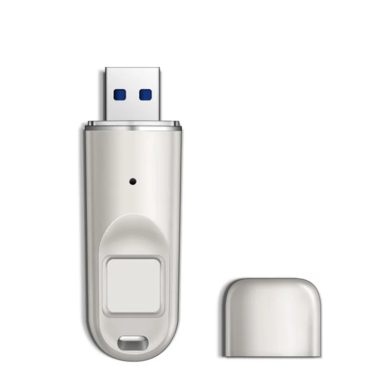 

Fingerprint Encryption USB 3.0 Flash Drive 64GB Hardware Encryption Metal Password Key Secure Pen Drive