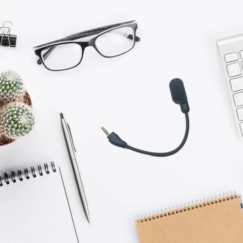 462b Microfono microfono boom per cloud III cuffie da gioco computer wireless Computer 3,5 mm Microfono flessibile Annullamento