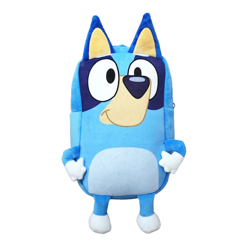 Cartoon Bluey Family Cosplay Kindergarten Children\'s Schoolbag Anime Backpack Kawaii Blue Orange Dog Backpack Children\'s Gifts