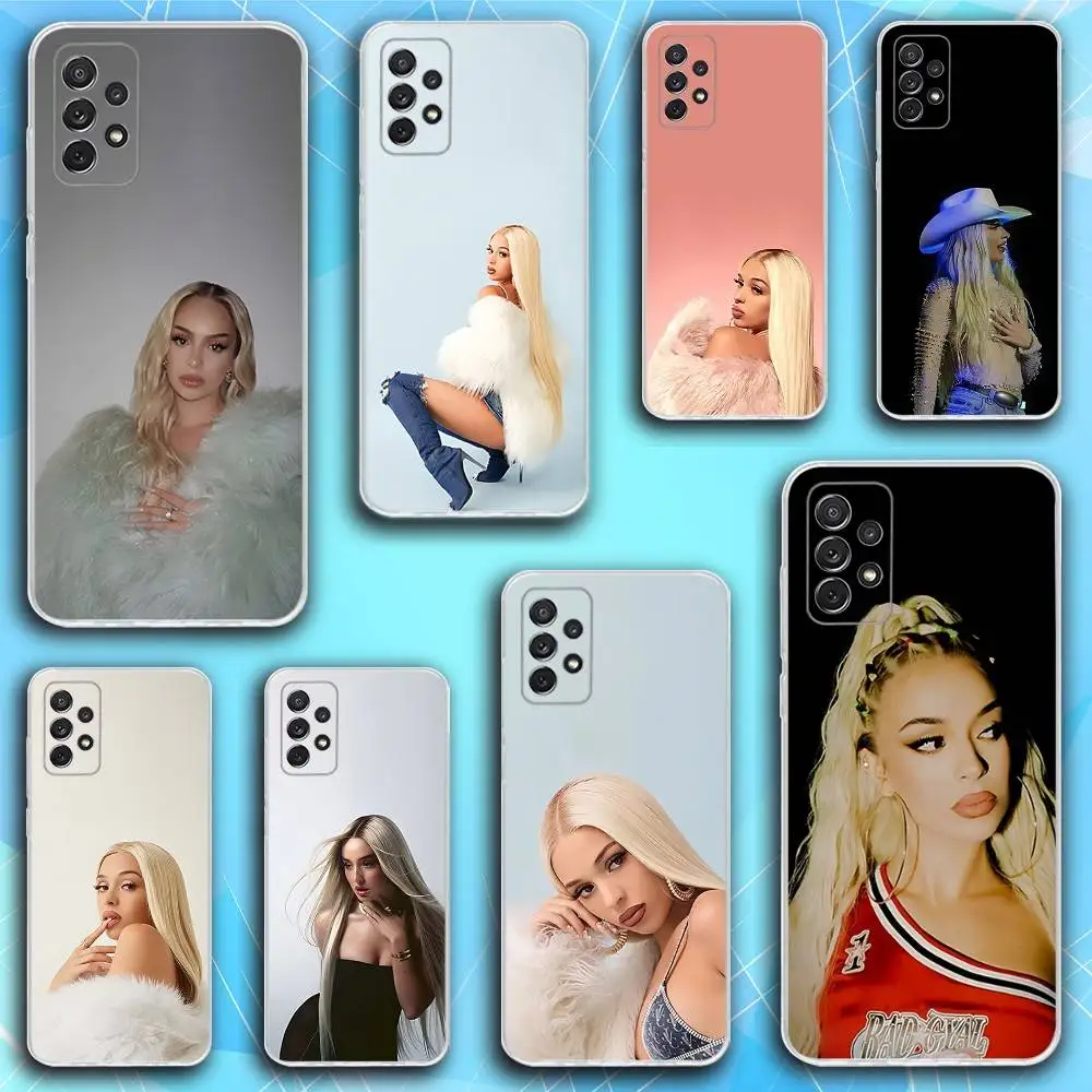 

Singer B-Bad G-Gyal 44 Phone Case For Samsung S30,23,21,22,20, FE lite,S10,9,8,7 PIus Note20ultra Soft Transparent