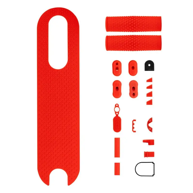 Charging Port Rubber Dust Plug For Xiaomi M365 1S Electric Scooter Pedal Silicone Foot Mat With Grip Covers Parts