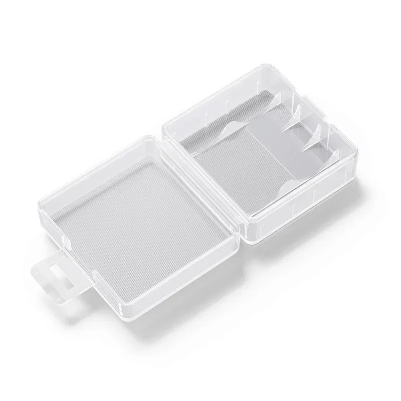 1-50 Pcs 18350 Battery Case Storage Boxes Hard Plastic PP Transparent Battery Box For 2pcs 18350 Battery Holder Cell Container