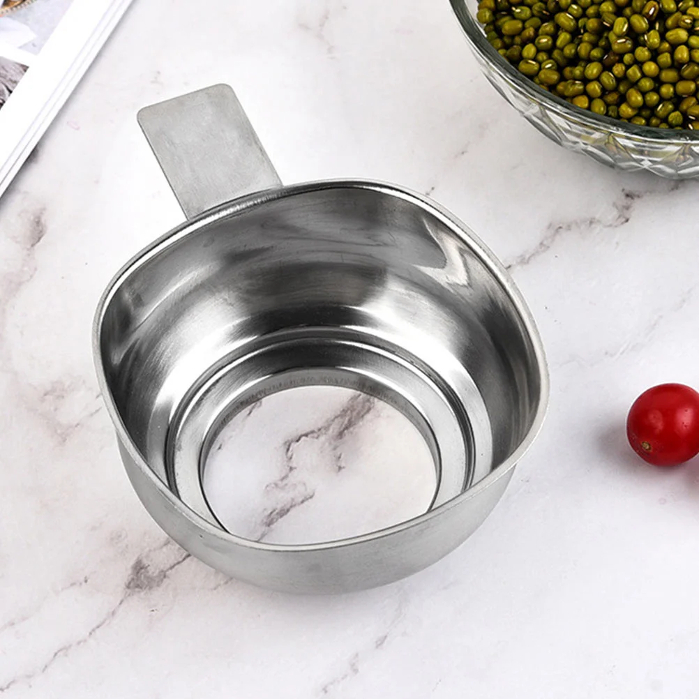 

1Pcs Thickened Stainless Steel Oil Funnel Wide Mouth Cooking Utensil Kitchen Strainer Household Cooking Oil Dispensing