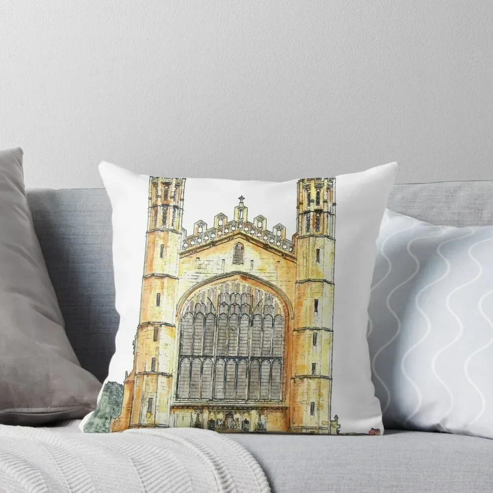 

King’s College Chapel, Cambridge Throw Pillow Decorative Cushion Cushion Cover Elastic Cover For Sofa bed pillows pillow