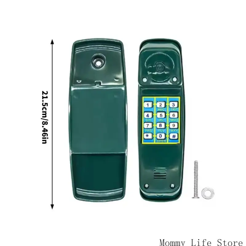 لعبة أرجوحة للأطفال مقاومة للطقس، هاتف قابل للربط، معدات ملعب للأنشطة الخارجية