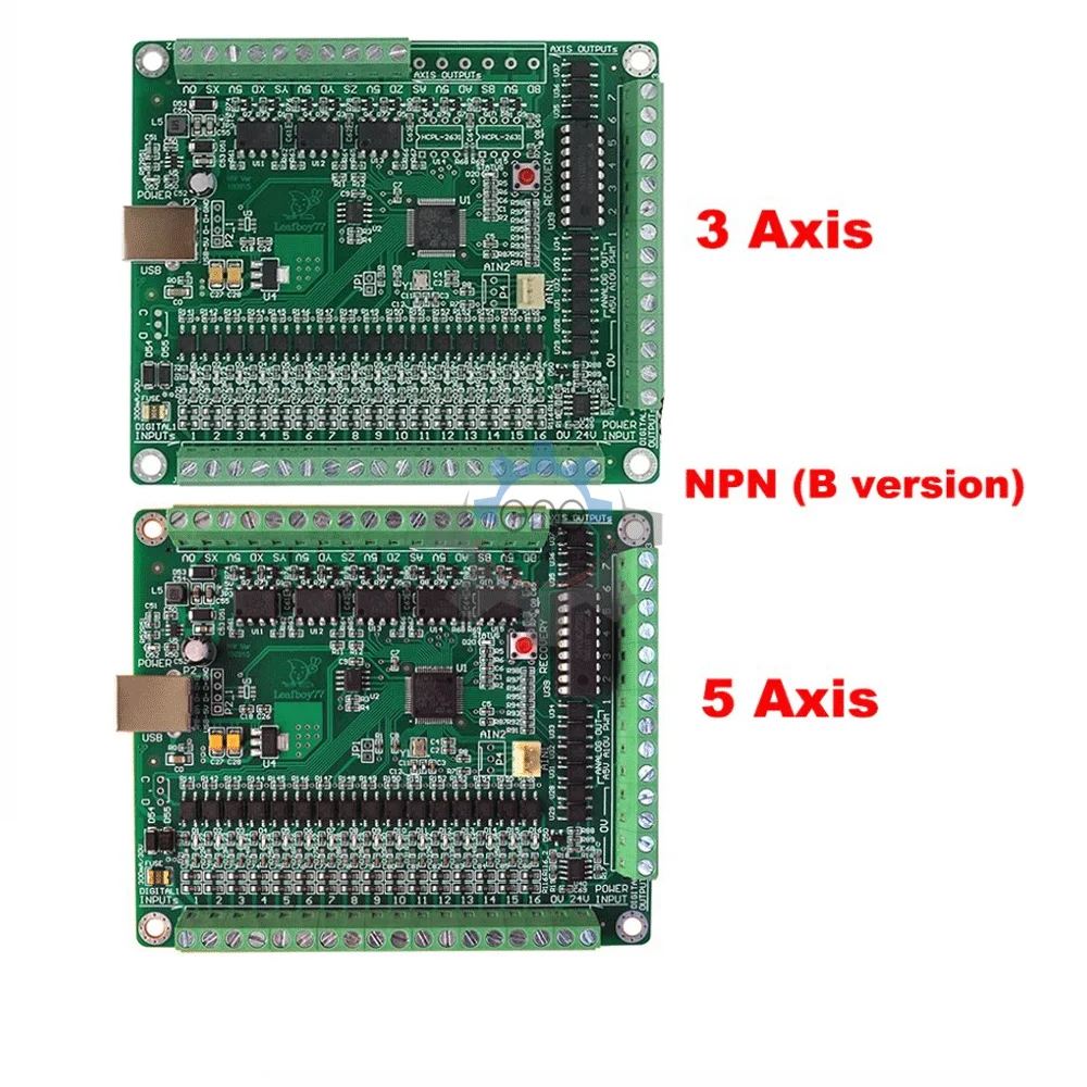 

CNC Mach3 USB Interface Board 3Axis 5Axis Motion Control Card CNC Engraving Machine Milling Machine Support 3Axis 5Axis Linkage