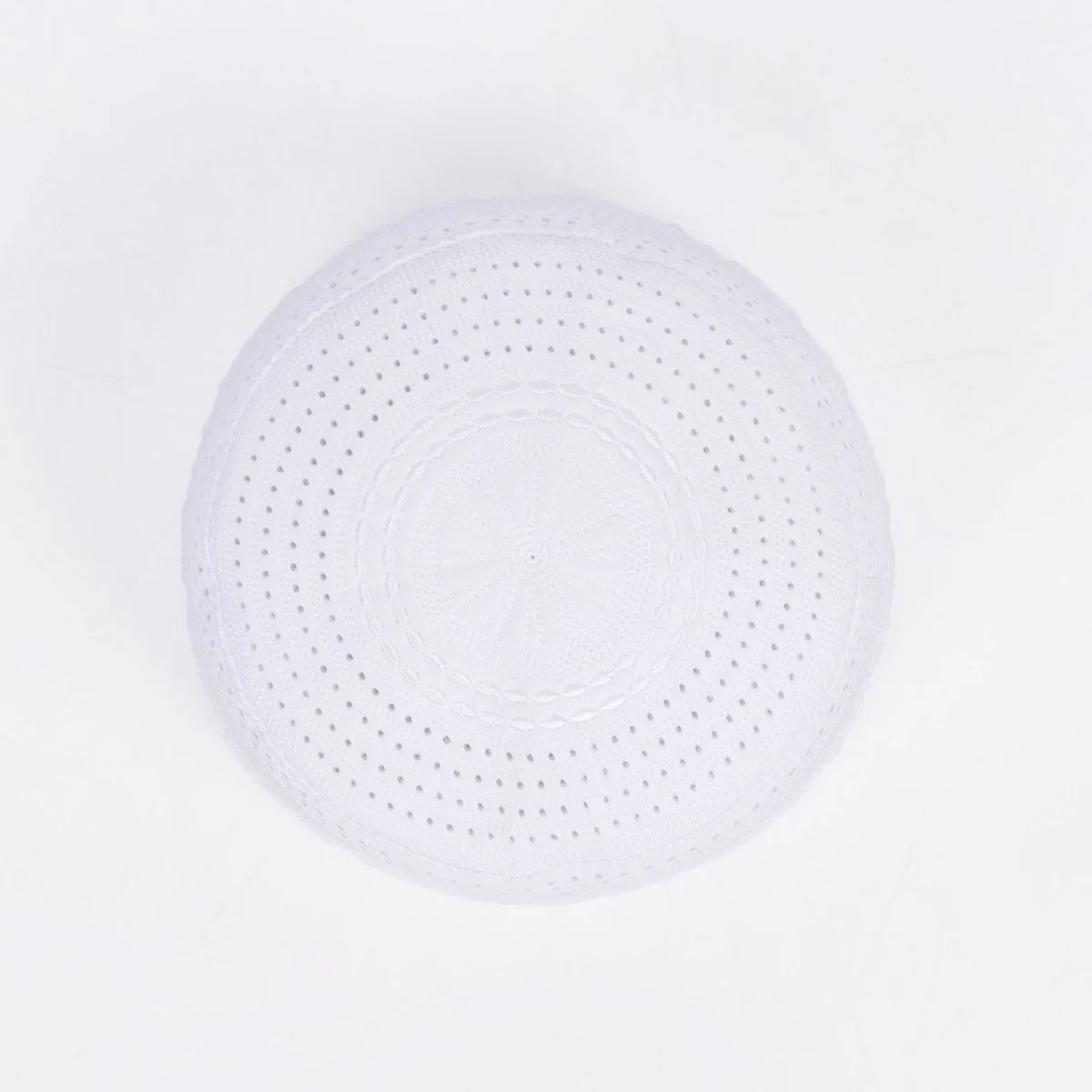 قبعة صلاة RIMAIRE قابلة للتنفس للرجال المسلمين قبعة عبادة مريحة بتصميم مجوف قبعة آداب دينية #2