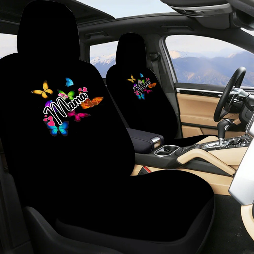 

- Front Row Car Seat Covers - [Personalized Trendy Minimalist Style Pattern Printed Version] A Wide Selection Available Enhances