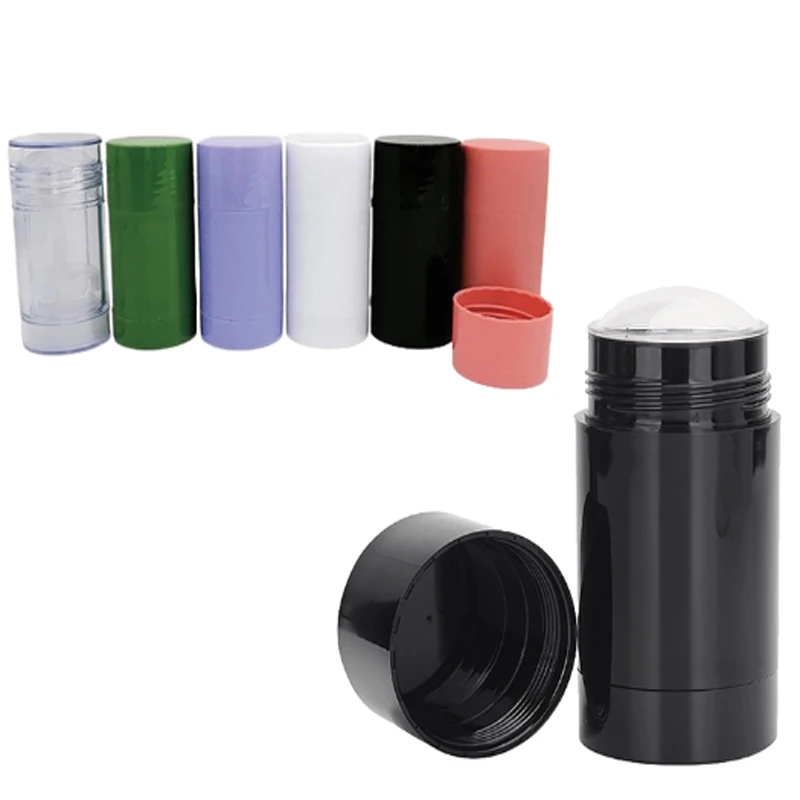 1Pcs 40g Empty Deodorant Containers Refillable Plastic Twist-Up Bottle For DIY Natural Crystal Deodorant Stick Cosmetics Tube