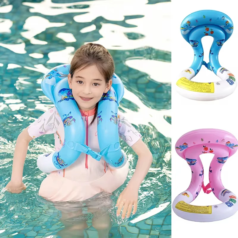 2-6 Baby Swimming Pool Inflatable Float Kids Swim Vest Life Jacket Summer Water Games Toys Children Swimming Pool Ring Floats