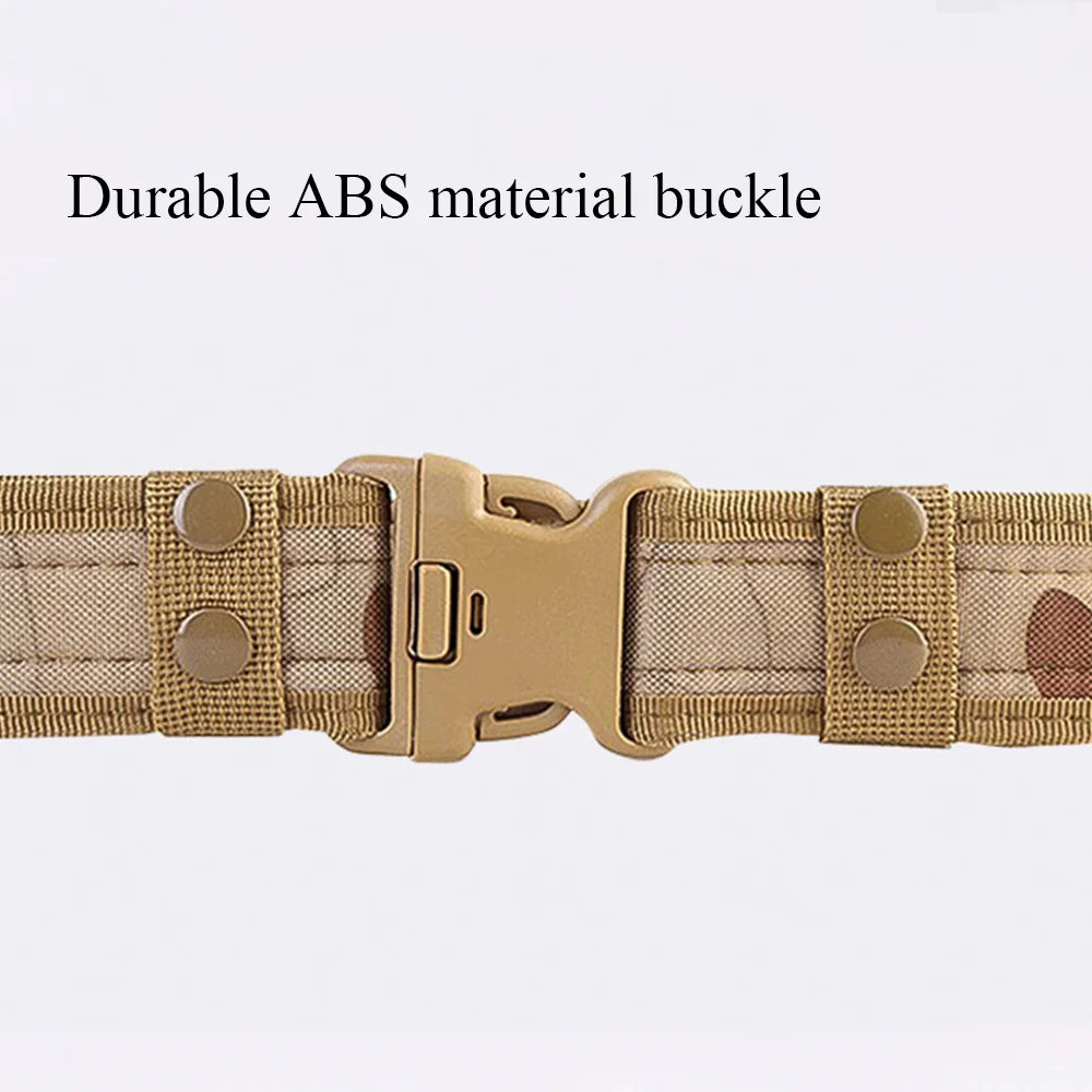 Molle tactische riem geschikt voor buitenjacht Airsoft-accessoires Multicam nylon riem