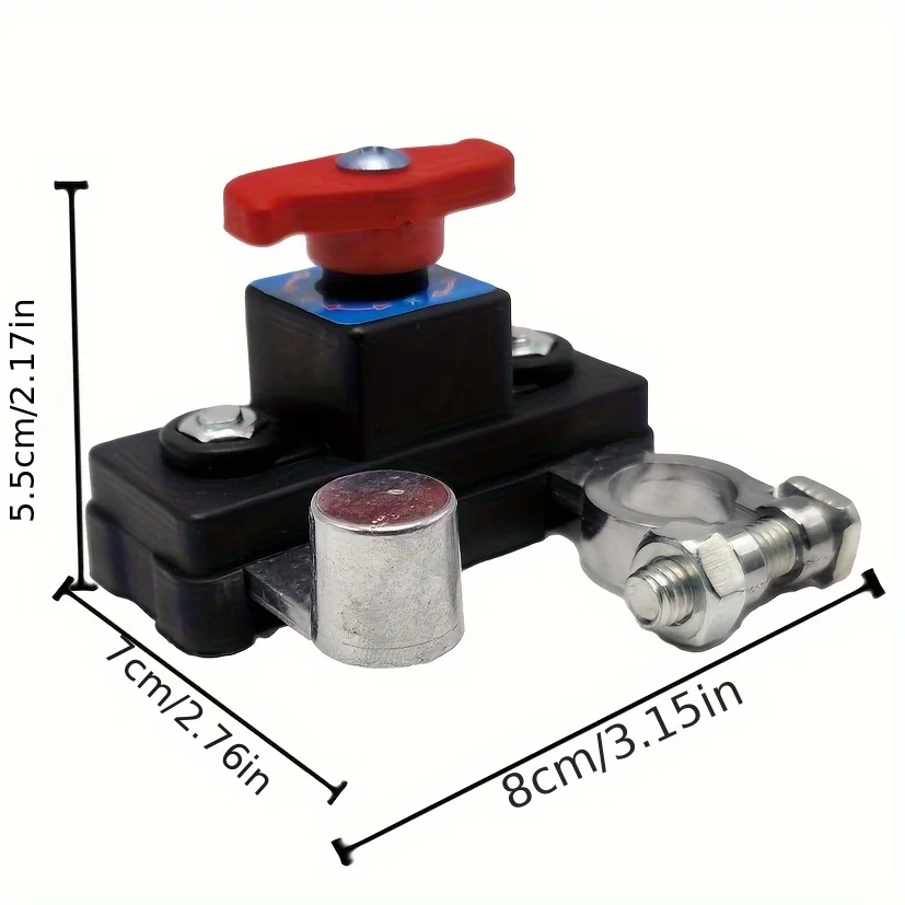 Car Battery Disconnect Switch Manual Automatic Circuit Breaker Anti-Power Off Leakage Protector Universal Auto Parts 12V/24V ﻿