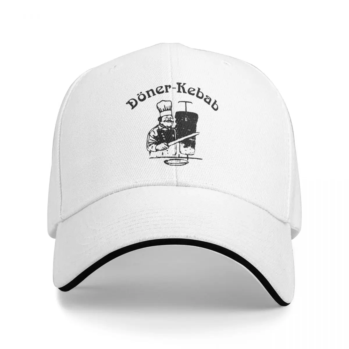 Baseball Caps Funny Doner Kebab Retro Graphic Men Women Casual Summer Hats
