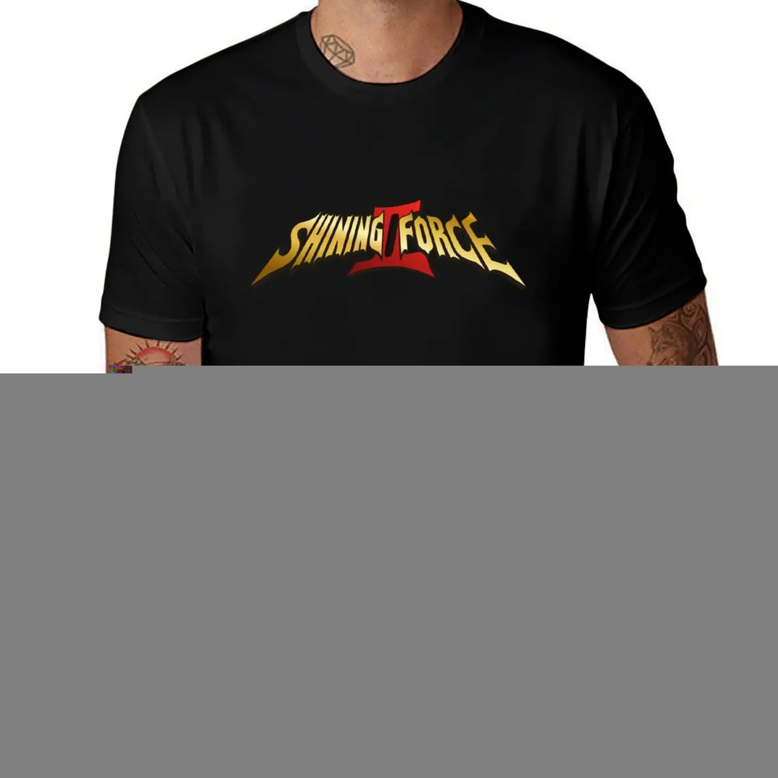 

shirts man man t slim shirt Force cotton II (Gold) for T-Shirt fit t Shining