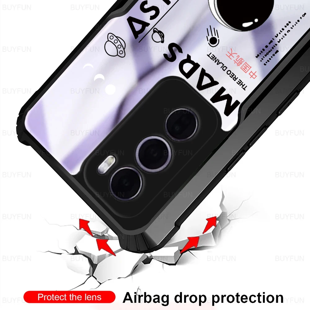 Transparent Phone Case For OPPO Reno 12FS 11F 10 9 8T 8Z 7Z 7SE 6Z 5 4 3 2Z 4G/5G Pro Plus Shock Fall Prevention Acrylic Case 7 image 3