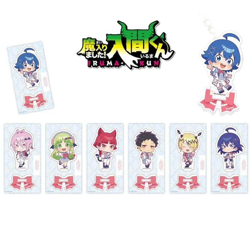 hier is het! Iruma-kun C107 Ver. Acg-standaard met bord Suzuki Iruma Figuur Acrylstandaard Clara Staande plaat Opera Speelgoedjongen