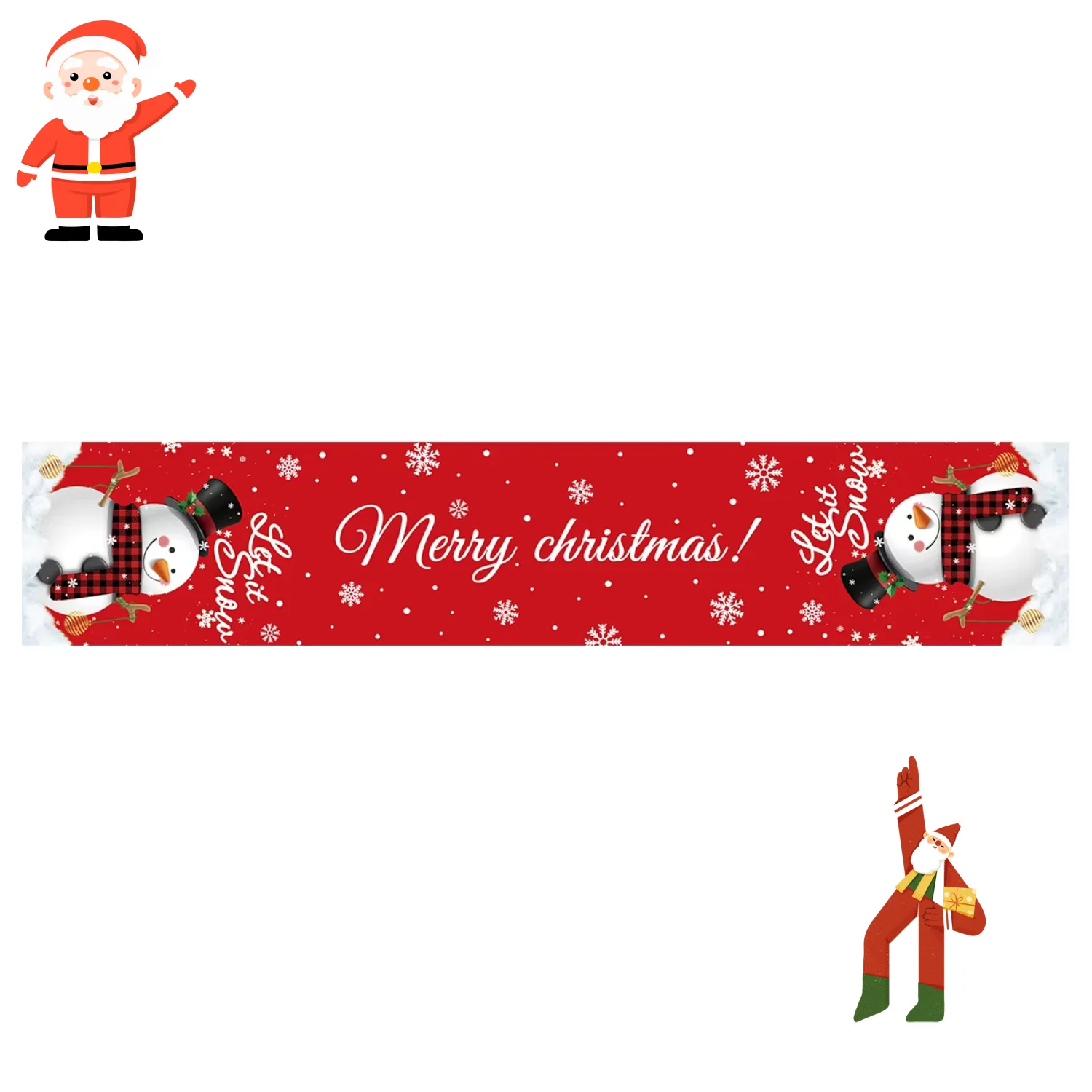 عيد الميلاد الجدول عداء الأسرة عيد الميلاد ديكور مفرش المائدة عطلة هدية ترحيب 2026 مطعم تصميم مشهد الحدث هدية مثالية #3