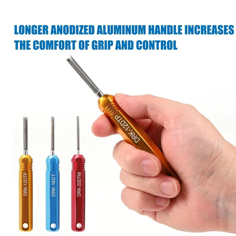 RMWIN-DRK-20DTM DRK-16DT DRK-12DTP ST5231 outil de retrait de broche Deutsch avec DRK-RT1B, outil de libération de connecteur