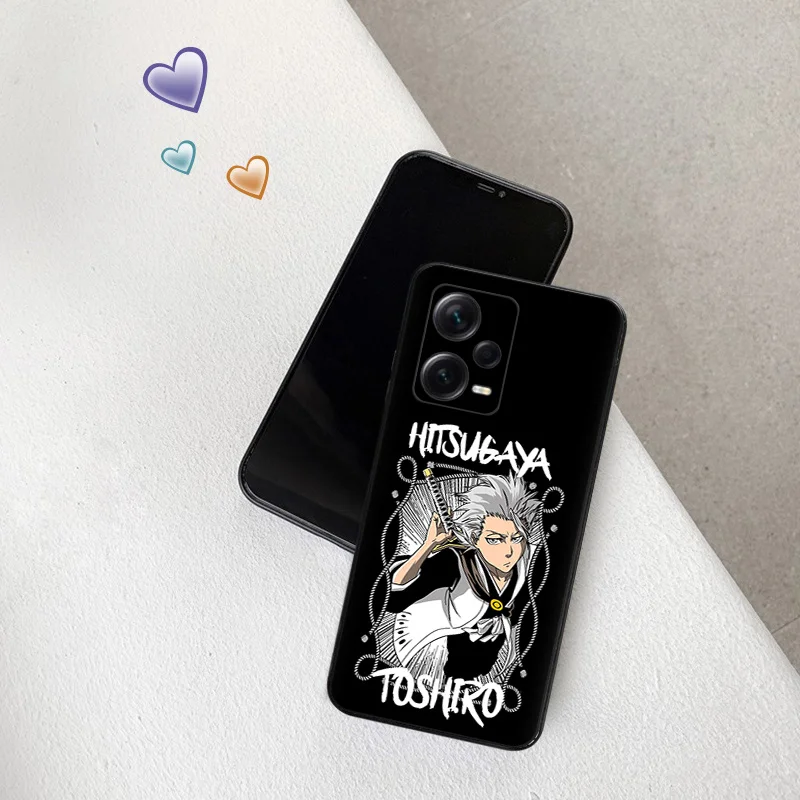 Silicone Soft Phone Case for Redmi Note 13 Pro 4G 5G 12 12c 13c Note12 Xiaomi 12t 12x 13Lite 12Lite Cartoon Bleach Ichigo Cover