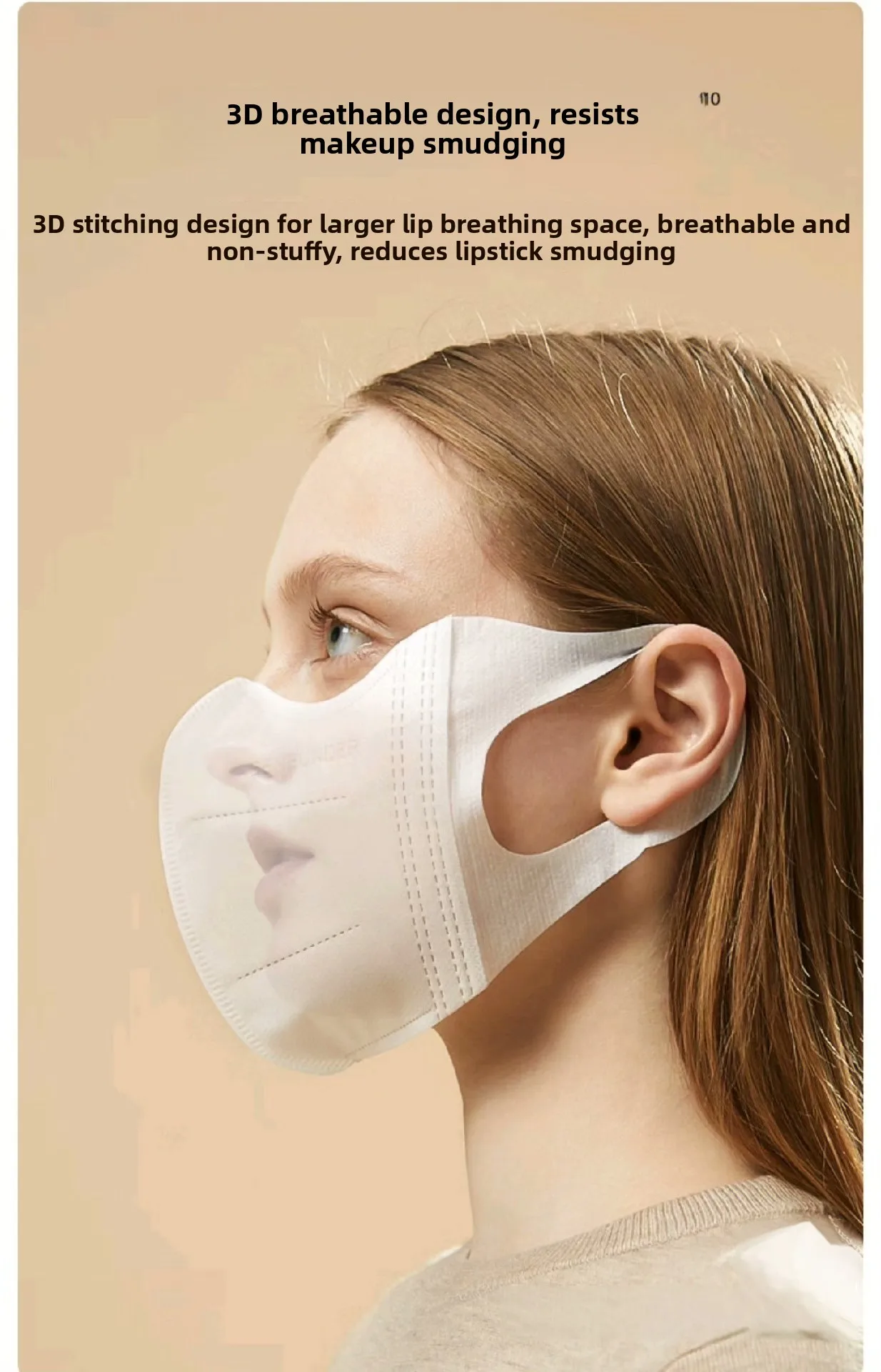 Disposable Banana Leaf Mask Moonlight White S M Size Individually Packaged Cream Berries Peach Girl Industrial Use Protection