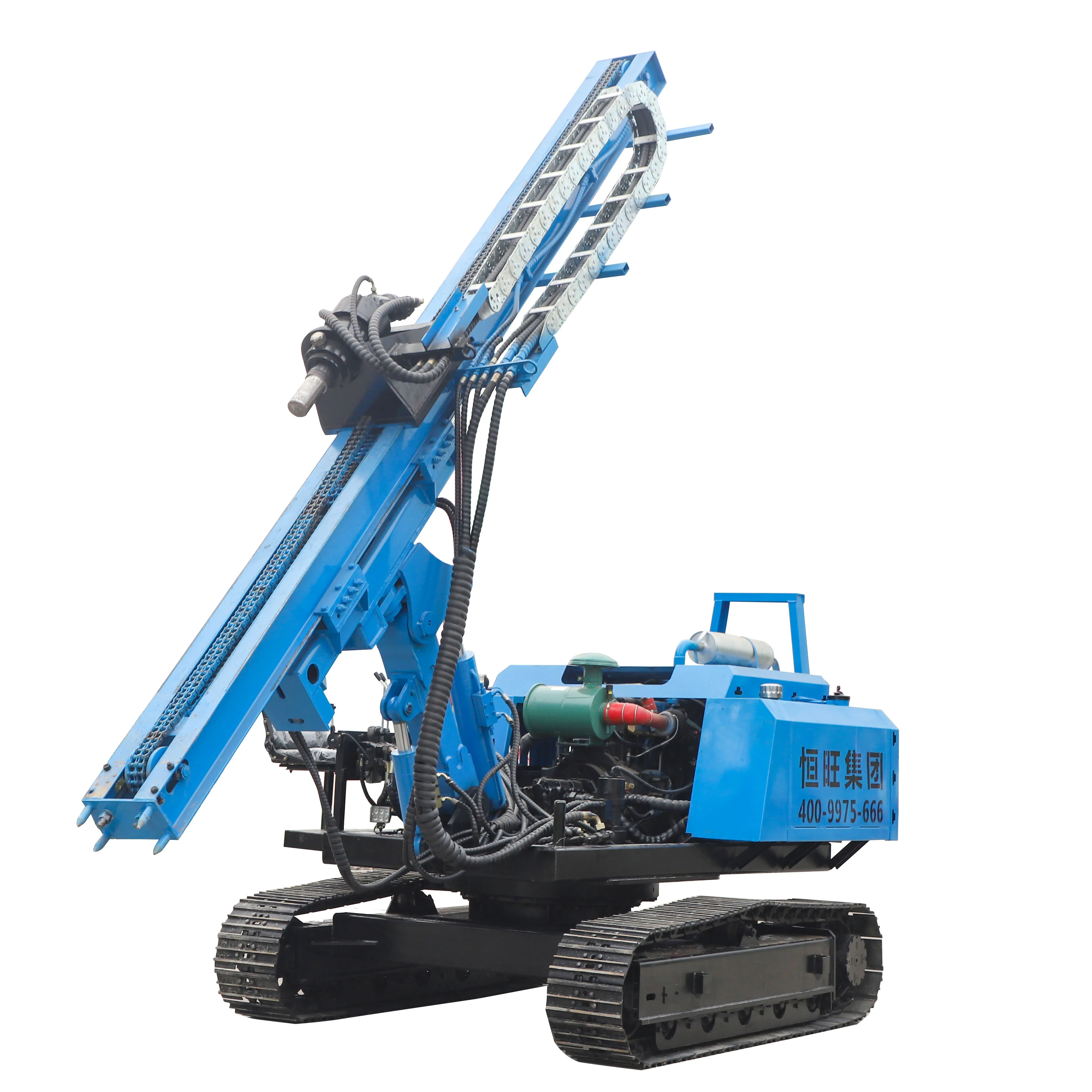 2025 Crawler Drill Attachment For Screw Pile Boring New Condition Port Driver With Engine Core Component